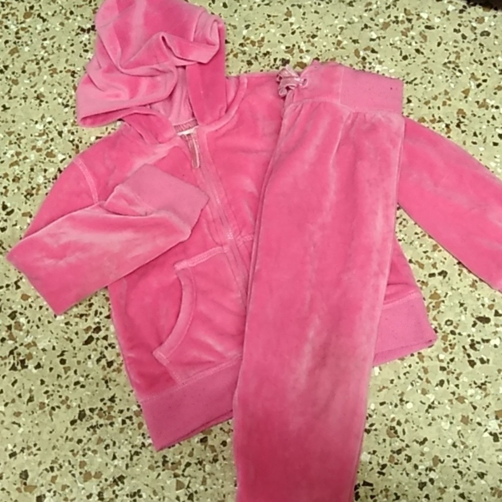 Suede pink Tracksuit